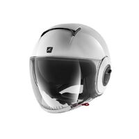 Shark Shark Nano Blank Open Face Motorcycle Helmet White Xl