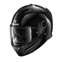 Shark Spartan Blank Motorcycle Helmet - Black