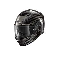 Shark Spartan Kobrack Motorcycle Helmet Black /Anth Xs