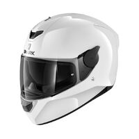 Shark D-Skwal 2 Blank Motorcycle Helmet - White