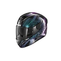 Shark D-Skwal 2 Shigan Motorcycle Helmet - White/Black/Violet