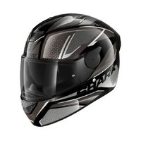Shark D-Skwal 2 Daven Motorcycle Helmet - Black/Anthracite