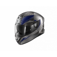 Shark Skwal 2 Hallder Motorcycle Helmet - Anthracite/Blue/Anthracite