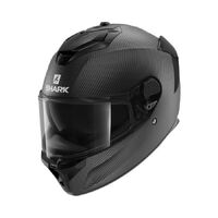 Shark Spartan GT Carbon Skin Motorcycle Helmet - Matte Black Carbon