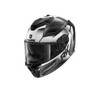 Shark Spartan GT Carbon Shestter Motorcycle Helmet - White/White