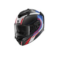 Shark Spartan GT Carbon Tracker Motorcycle Helmet - Blue/Red