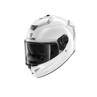 Shark Spartan GT Blank Motorcycle Helmet - White