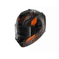 Shark Spartan GT Ryser Motorcycle Helmet - Matte Black/Anthracite/Orange