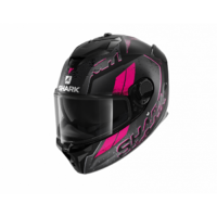 Shark Spartan GT Ryser Motorcycle Helmet - Matte Black/Anthracite/Purple