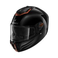 Shark Spartan RS Blank SP Motorcycle Helmet - Gloss Black