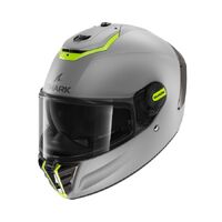 Shark Spartan RS Blank Mat SP Motorcycle Helmet - Silver/Yellow