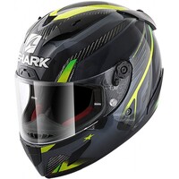 Shark Race R Pro Aspy Motorcycle Helmet - Carbon/Anthracite/Yellow