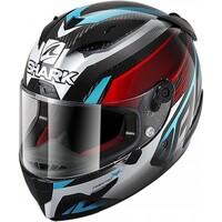 Shark Race R Pro Aspy Motorcycle Helmet - Carbon/Red/Blue