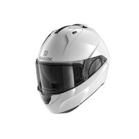 Shark Evo ES Blank Motorcycle Helmet - White