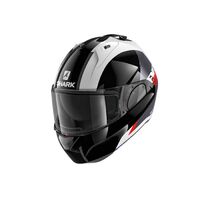 Shark Evo ES Endless Motorcycle Helmet - White/Black/Red