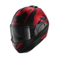 Shark Evo-ES Kedje Mat Motorcycle Helmet - Red/Black