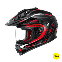 Kabuto Geosys Gt Mips Beat Black Red