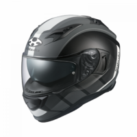 Kabuto Hikari JM Motorcycle Helmet - Matte Black/White