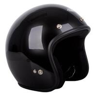 Rxt Challenger Open Face Motorcycle Helmet - Black