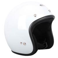 Rxt Challenger Open Face Motorcycle Helmet - White