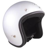 Rxt Challenger Open Face Motorcycle Helmet  Medium -  Silver