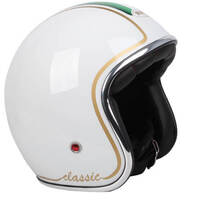 Rxt Classic Open Face Motorcycle Helmet - White Italy