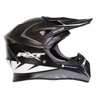 Rxt 707 Edge MX Motorcycle Helmet Small - Black/Silver