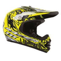 Rxt Racer 3 Kids Motorcycle Helmet - Fluro Yellow Small