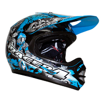 Rxt Kid's Racer 4 AS/NZS 1698 Standards Motorcycle Helmet - Blue