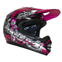 Rxt Kid's Racer 4 AS/NZS 1698 Standards Motorcycle Helmet - Magenta