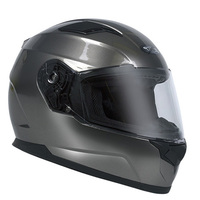 Rxt 817 Street Solid Motorcycle Helmet - Dark Silver