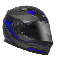 Rxt 817 Street Missile Full Face Motorcycle Helmet - Matte Black/Red