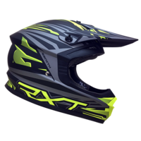 Rxt A730 Zenith 3 Motorcycle Helmet - Matte Black/Fluro Yellow