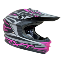 Rxt A730 Zenith 3 Motorcycle Helmet - Matte Black/Magenta