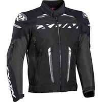 Ixon Blaster Motorcycle Textile Jacket - Black/White