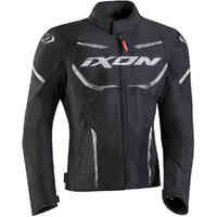 Ixon Striker Air WP Textile Motorcycle Jacket - Black/White
