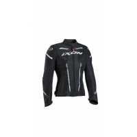 Ixon Striker Air Women's WP Motorcycle Jacket - Black/White