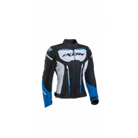 Ixon Striker Air Women's WP Motorcycle Jacket - Black/White/Blue