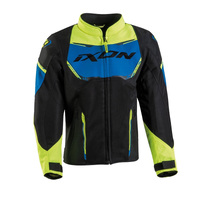 Ixon Striker Air Kid's Motorcycle Jacket - Black/Blue/Yellow