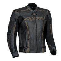 Ixon Vortex 2 Leather Motorcycle Jacket - Black