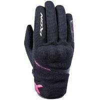 Ixon Womens Pro Blast Waterproof and Warm Motorcycle Gloves - Black/Pink