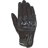 Ixon RS Rise Air Ultra Ventilated Leather Motorcycle Gloves - Black