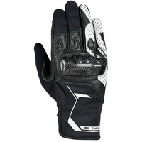 Ixon RS Charly Roadster Light Technical and Modern Motorcycle Gloves - Black/White