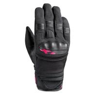 Ixon Womens MS Picco Warm and Waterproof Motorcycle Gloves - Black/Pink