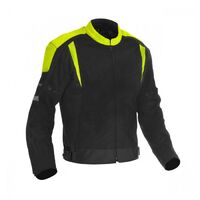 Oxford Spartan Air Motorcycle Jacket - Black/Fluo Yellow