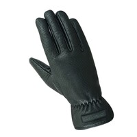 Johnny Reb Man's Epping Perf Motorcycle Leather Gloves  - Black