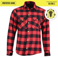 Johnny Reb Man's Waratah  Lining  Shirts -Red Plaid 