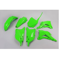 UFO Kawasaki KX85 Plastics Kit Green 2014-2021