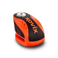 Kovix Alarm Disc Lock KNX-6 Orange With Reminder Cable & Mount
