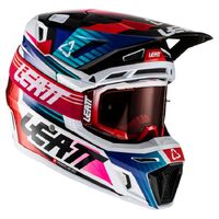 Leatt 2022 Moto 8.5 Composite V22 Helmet Kit - Royal